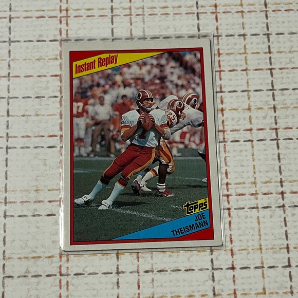🏈 Joe Theismann NFL Football Topps Sports Trading Card #391  Qty 1 - Picture 1 of 3